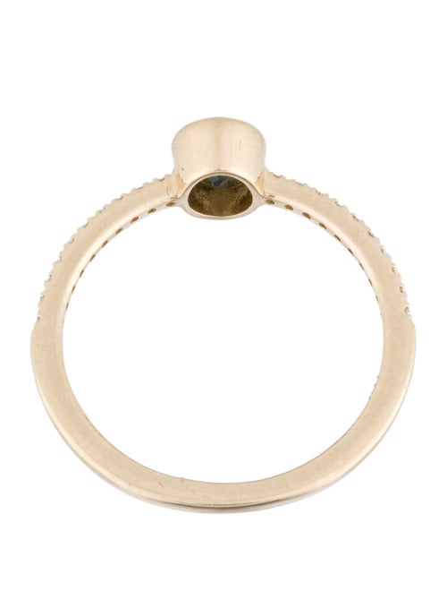 Jewelmak 14K Sapphire & Diamond Cocktail Ring