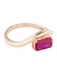 Jewelmak 14K 1.04ct Ruby Cocktail Ring
