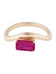 Jewelmak 14K 1.04ct Ruby Cocktail Ring