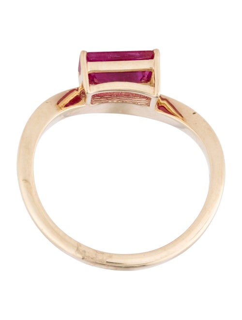 Jewelmak 14K 1.04ct Ruby Cocktail Ring