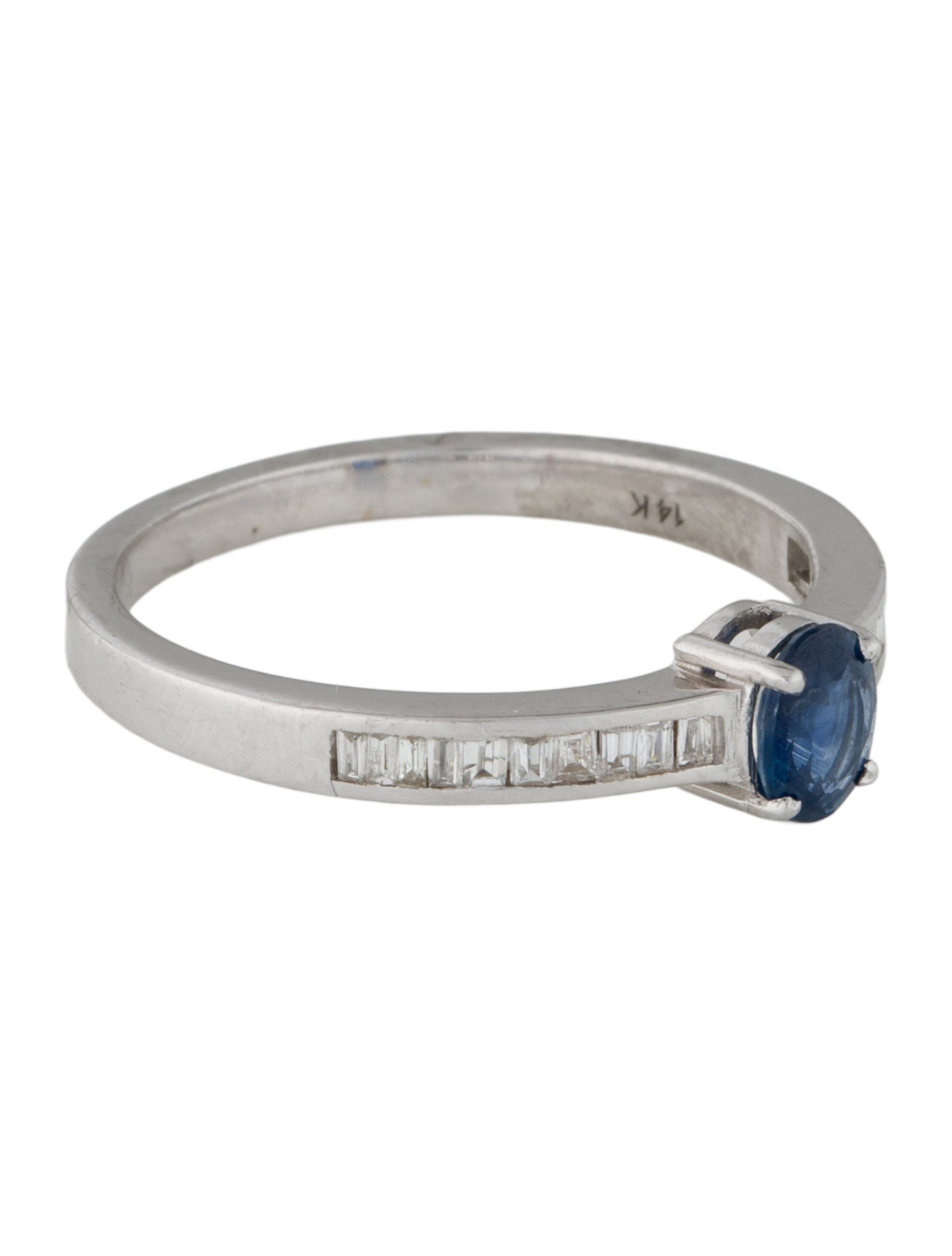 Jewelmak 14K Sapphire & Diamond Cocktail Ring
