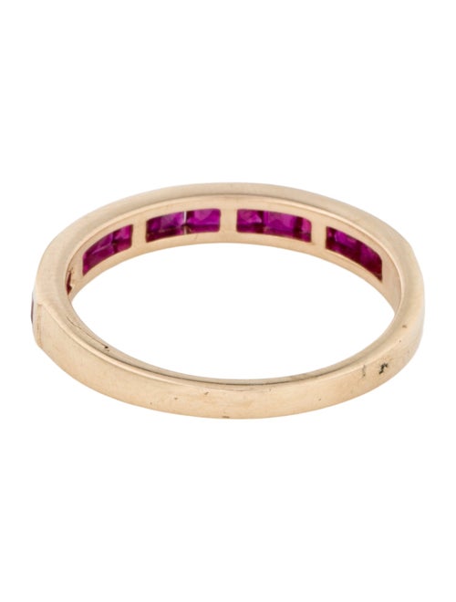Jewelmak 14K 1.07ctw Ruby Band