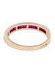Jewelmak 14K 1.07ctw Ruby Band