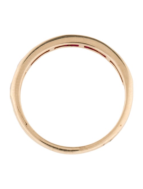 Jewelmak 14K 1.07ctw Ruby Band