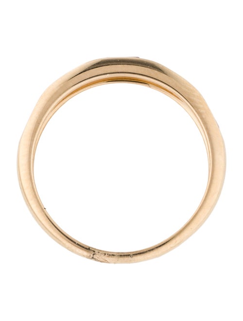 Jewelmak 14K Ruby Band