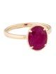 Jewelmak 14K 2.77ct Ruby Cocktail Ring