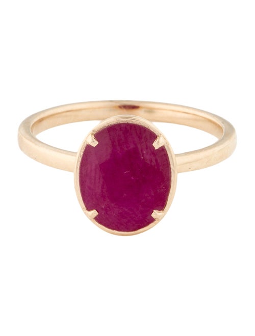 Jewelmak 14K 2.77ct Ruby Cocktail Ring