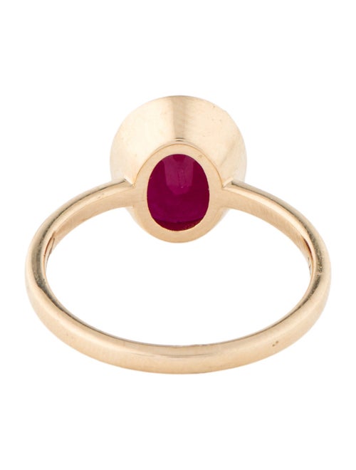 Jewelmak 14K 2.77ct Ruby Cocktail Ring
