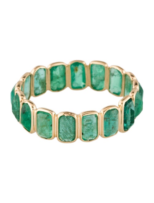 Jewelmak 14K Emerald Band