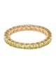 Jewelmak 14K 1.56ctw Peridot Eternity Band