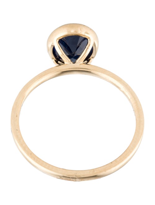 Jewelmak 14K 2.40ct Sapphire Cocktail Ring
