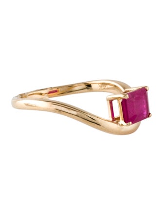 Jewelmak 14K 1.04ct Ruby Cocktail Ring