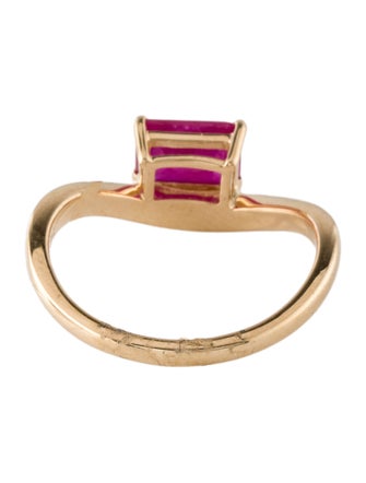 Jewelmak 14K 1.04ct Ruby Cocktail Ring