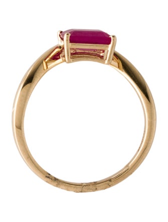 Jewelmak 14K 1.04ct Ruby Cocktail Ring