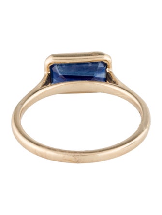 Jewelmak 14K 1.92ct Sapphire Cocktail Ring