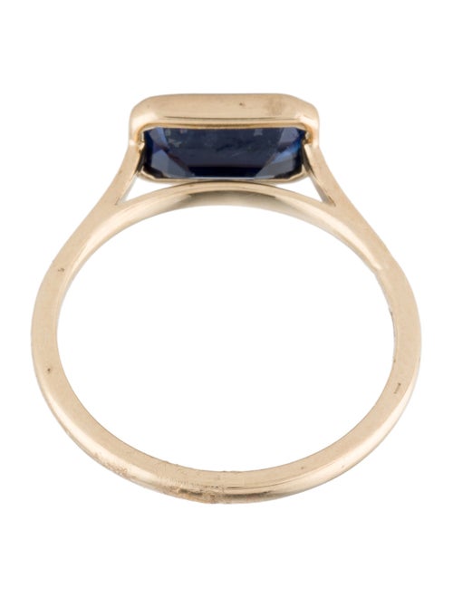 Jewelmak 14K 1.92ct Sapphire Cocktail Ring