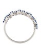 Jewelmak 14K 1.60ctw Sapphire Band