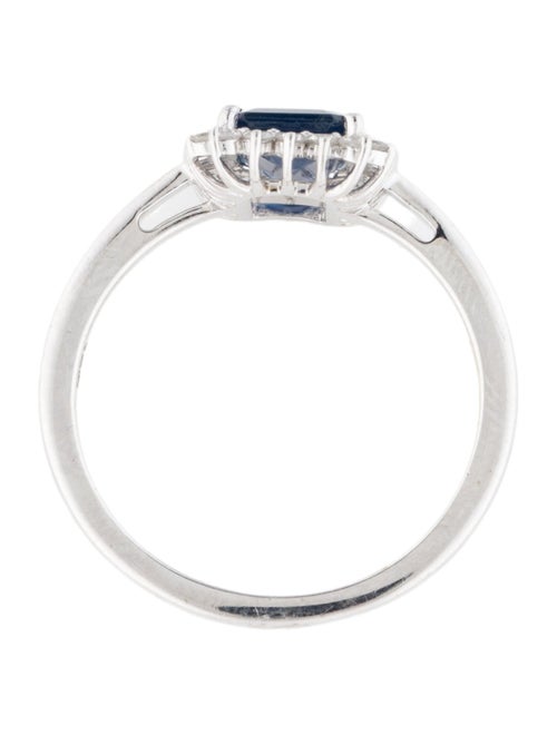 Jewelmak 14K 1.38ct Sapphire & Diamond Cocktail Ring