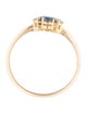 Jewelmak 14K Sapphire & Diamond Cocktail Ring
