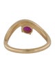 Jewelmak 14K Ruby Cocktail Ring