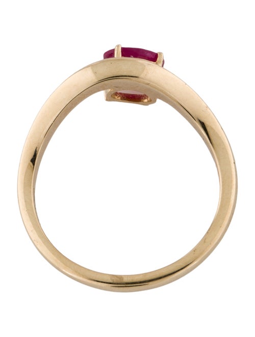 Jewelmak 14K Ruby Cocktail Ring