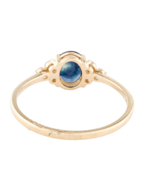 Jewelmak 14K Sapphire & Diamond Cocktail Ring