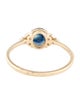 Jewelmak 14K Sapphire & Diamond Cocktail Ring