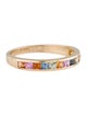Jewelmak 14K 1.00ctw Sapphire Band