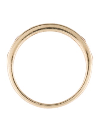 Jewelmak 14K 1.00ctw Sapphire Band