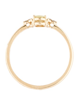 Jewelmak 14K Sapphire & Diamond Cocktail Ring