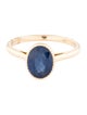 Jewelmak 14K 2.02ct Sapphire Cocktail Ring