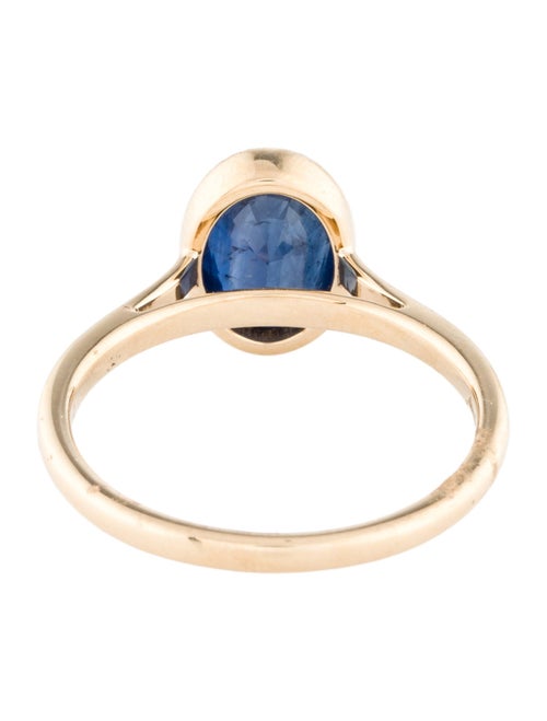 Jewelmak 14K 2.02ct Sapphire Cocktail Ring