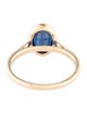 Jewelmak 14K 2.02ct Sapphire Cocktail Ring