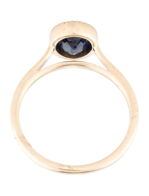 Jewelmak 14K 2.02ct Sapphire Cocktail Ring