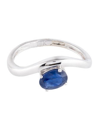 Jewelmak 14K Sapphire Cocktail Ring