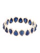 Jewelmak 14K 3.86ctw Sapphire Band