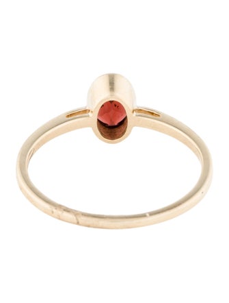 Jewelmak 14K Garnet Cocktail Ring