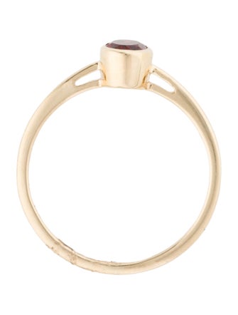 Jewelmak 14K Garnet Cocktail Ring