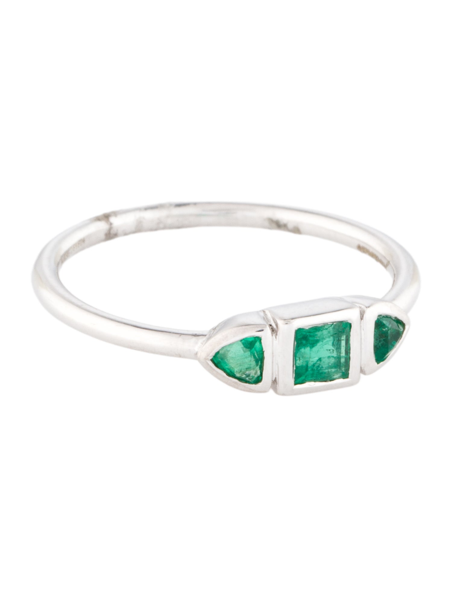 Jewelmak 14K Emerald Band