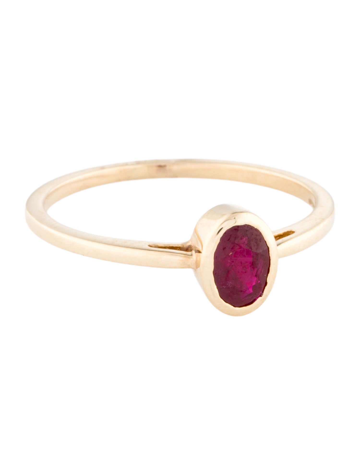 Jewelmak 14K Ruby Cocktail Ring