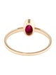 Jewelmak 14K Ruby Cocktail Ring