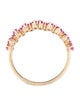 Jewelmak 14K 1.20ctw Ruby Baguette Band