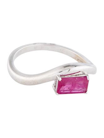 Jewelmak 14K Ruby Cocktail Ring