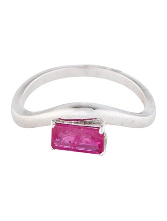 Jewelmak 14K Ruby Cocktail Ring