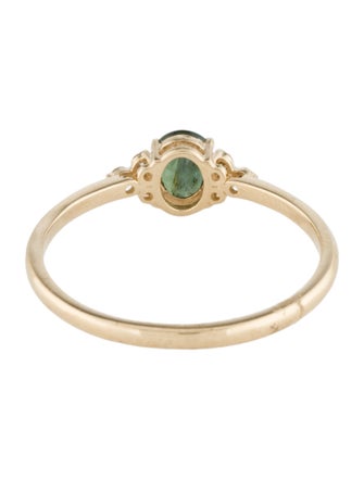 Jewelmak 14K Sapphire & Diamond Cocktail Ring