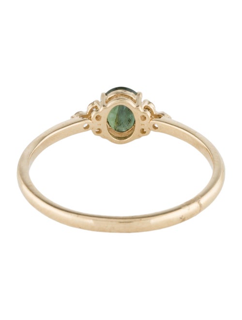 Jewelmak 14K Sapphire & Diamond Cocktail Ring