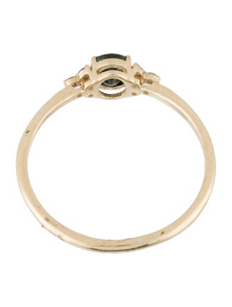 Jewelmak 14K Sapphire & Diamond Cocktail Ring