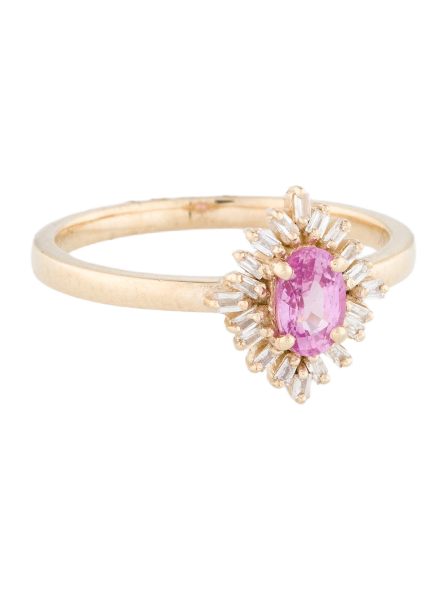 Jewelmak 14K Sapphire & Diamond Cocktail Ring