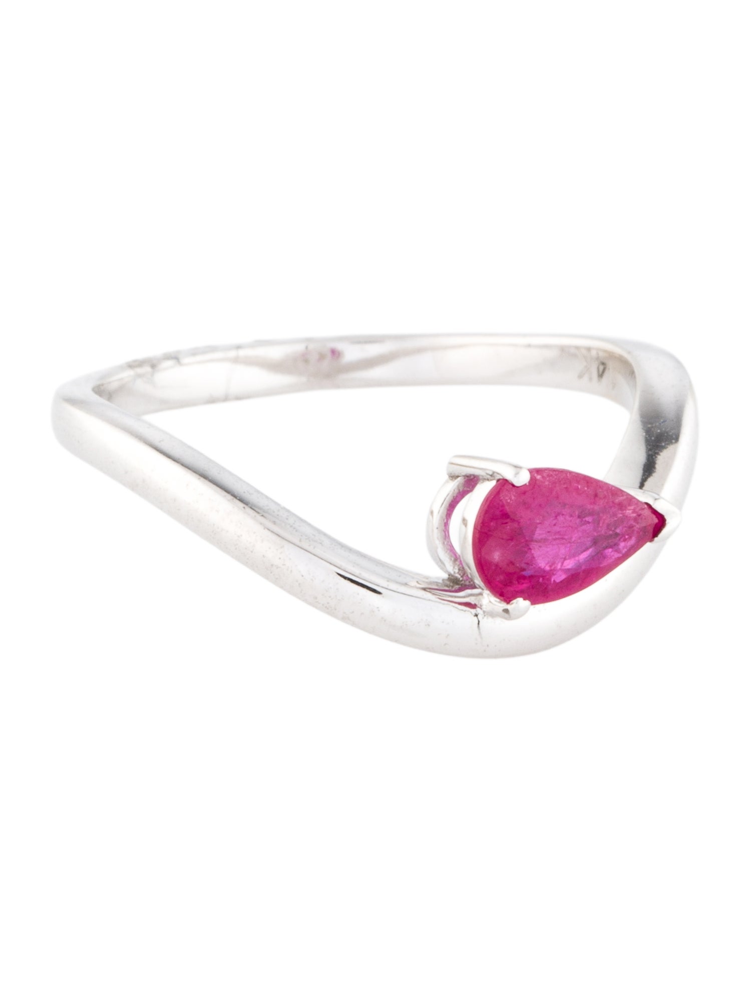 Jewelmak 14K Ruby Cocktail Ring