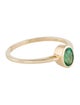 Jewelmak 14K Emerald Cocktail Ring